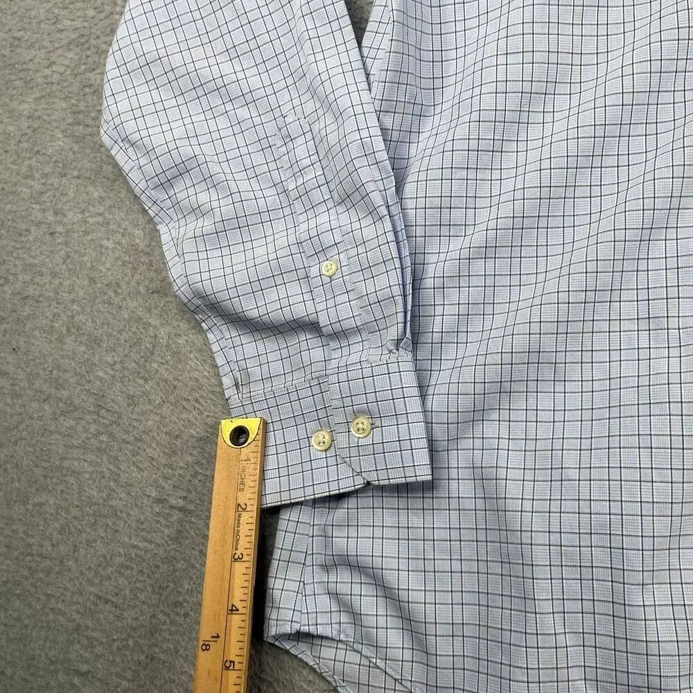 Banana Republic Non Iron Shirt Button Up Long Sleeve Slim Mens Large